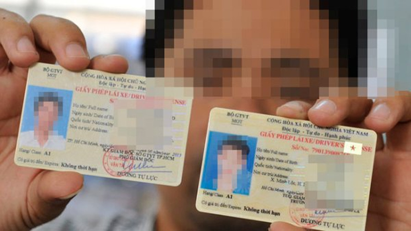 Cảnh giác với giấy phép lái xe giả trên mạng xã hội